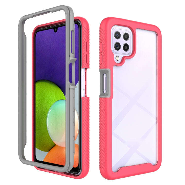 Starry Sky Solid Color Series Shockproof PC + TPU Case, For Samsung Galaxy A22 4G
