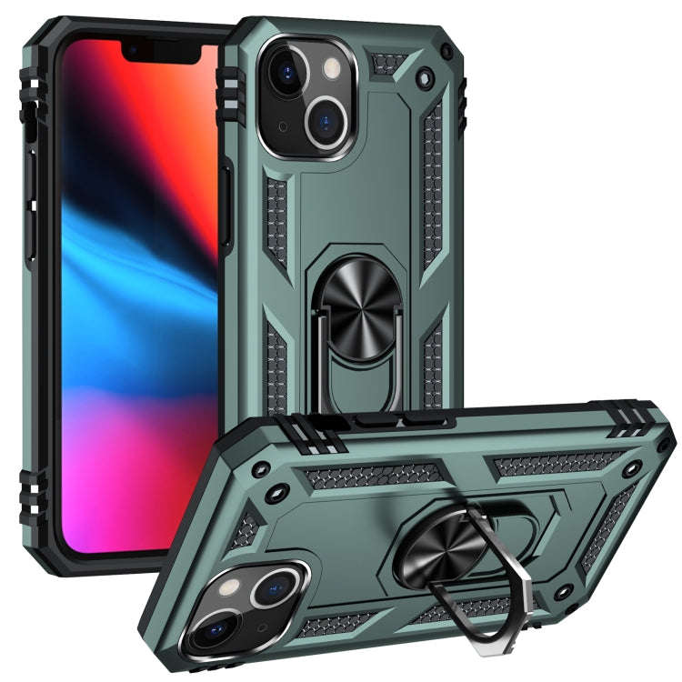 Shockproof TPU + PC Protective Case with 360 Degree Rotating Holder, For iPhone 13, For iPhone 13...