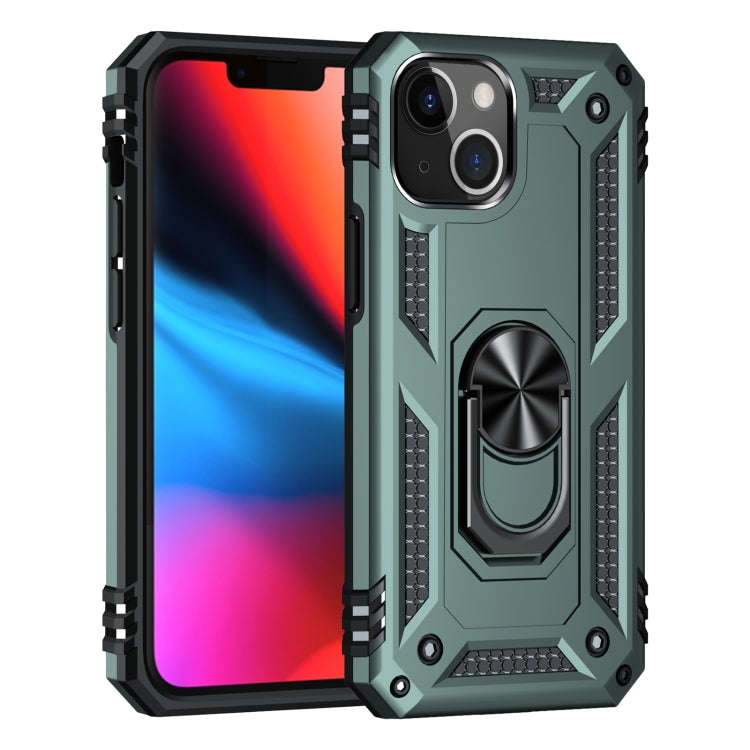 Shockproof TPU + PC Protective Case with 360 Degree Rotating Holder, For iPhone 13, For iPhone 13...