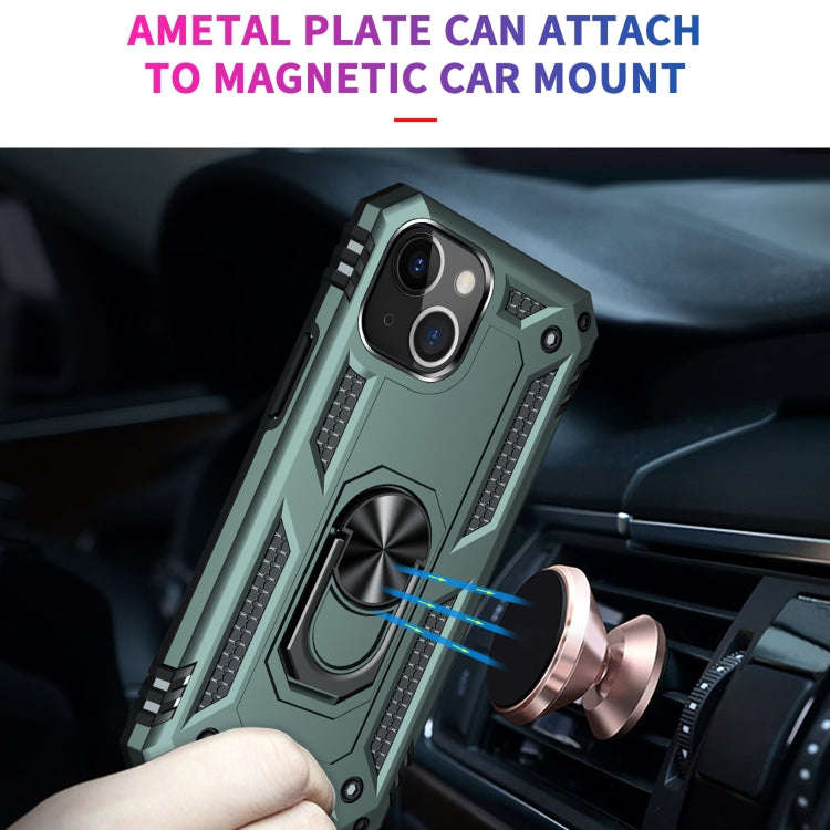 Shockproof TPU + PC Protective Case with 360 Degree Rotating Holder, For iPhone 13, For iPhone 13...