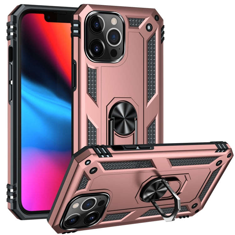 Shockproof TPU + PC Protective Case with 360 Degree Rotating Holder, For iPhone 13, For iPhone 13...