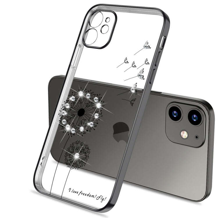 Ultra-thin Electroplating Dandelion Pattern Protective Case, For iPhone 11, For iPhone 11 Pro, Fo...