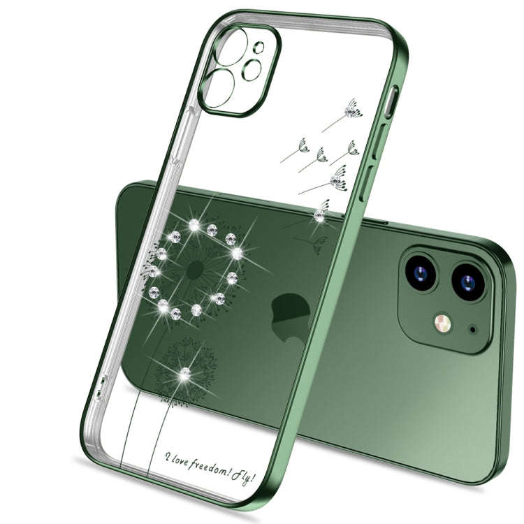 Ultra-thin Electroplating Dandelion Pattern Protective Case, For iPhone 11, For iPhone 11 Pro, Fo...