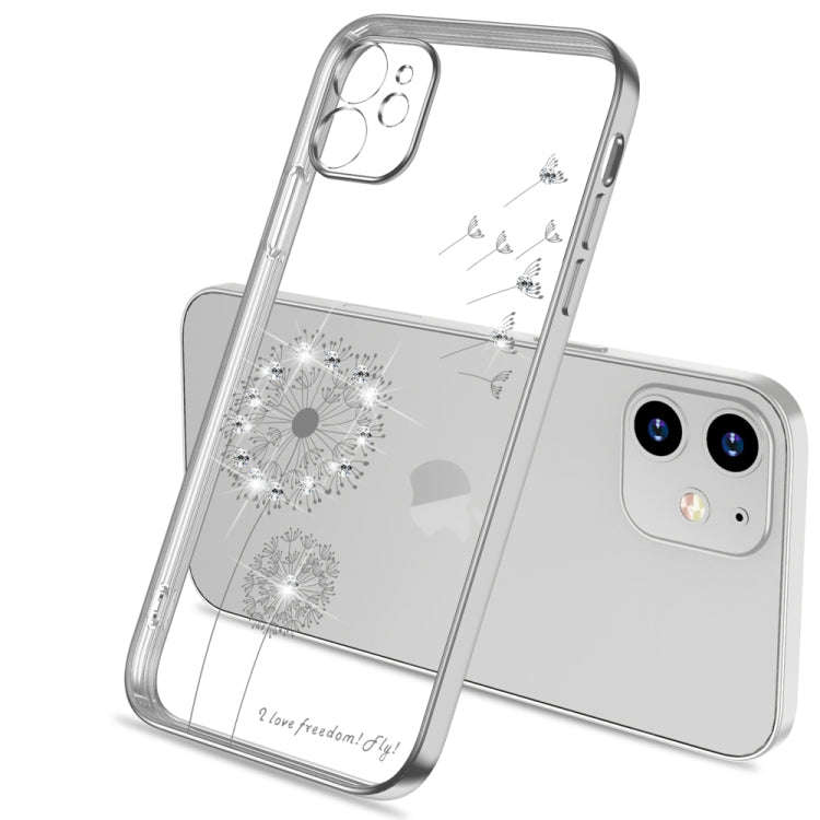 Ultra-thin Electroplating Dandelion Pattern Protective Case, For iPhone 11, For iPhone 11 Pro, Fo...