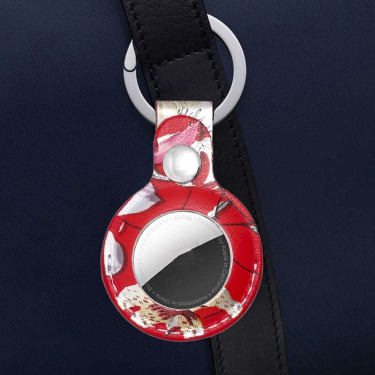 Leather Material Protective Cover For AirTag 2nd Gen / AirTag 1st Gen, Quick Install