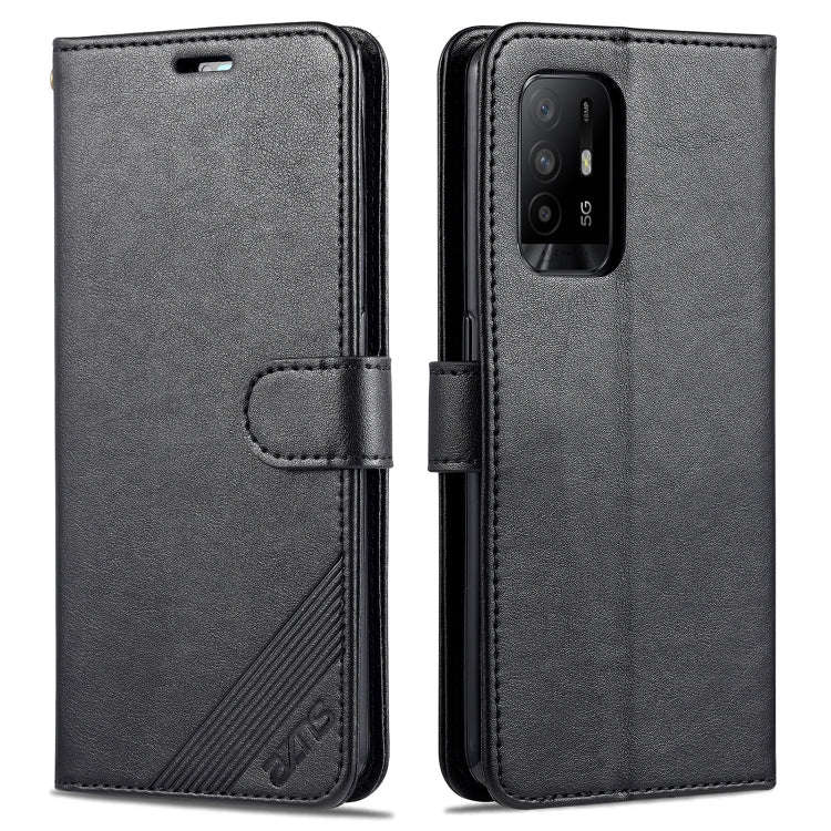 AZNS Sheepskin Texture Horizontal Flip Leather Case with Holder & Card Slots & Wallet, For OPPO A...