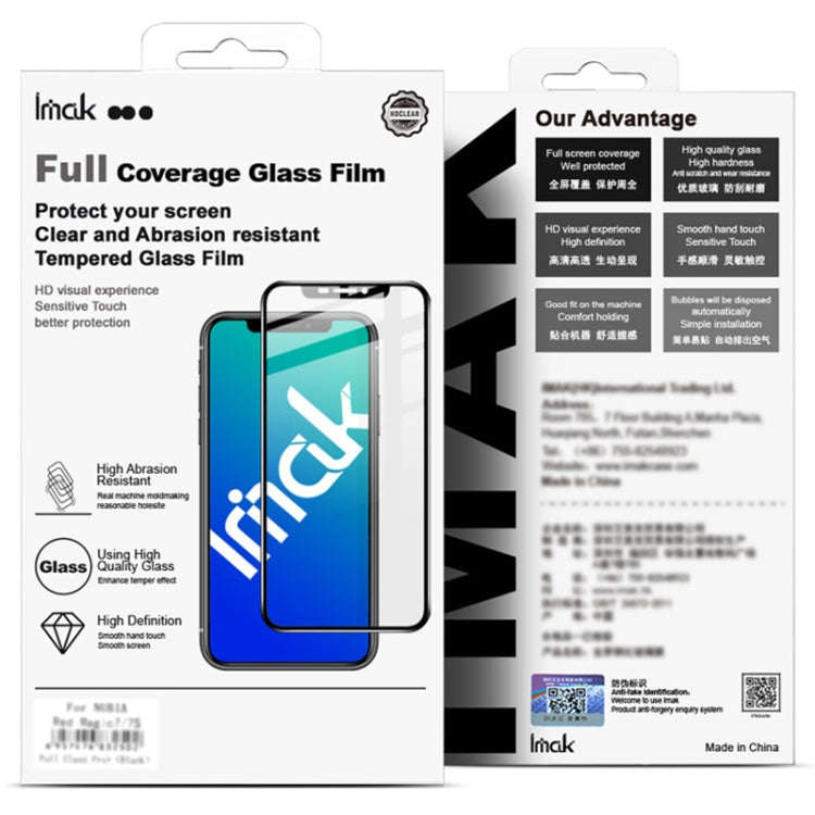 IMAK 9H Surface Hardness Full Screen Tempered Glass Film Pro+ Series, For Google Pixel 5A 5G, For...