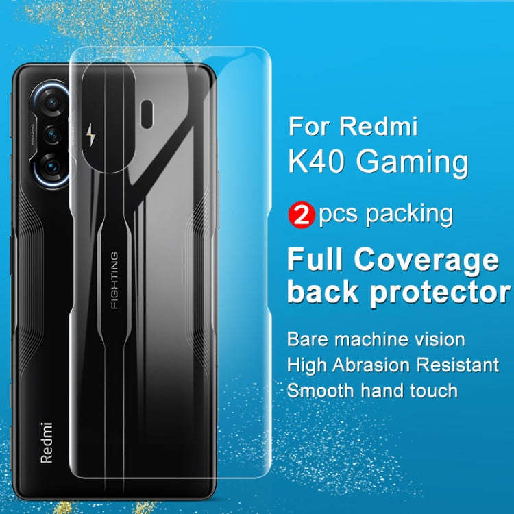 2 PCS IMAK 0.15mm Curved Full Screen Protector Hydrogel Film Back Protector, For Xiaomi Redmi K40...