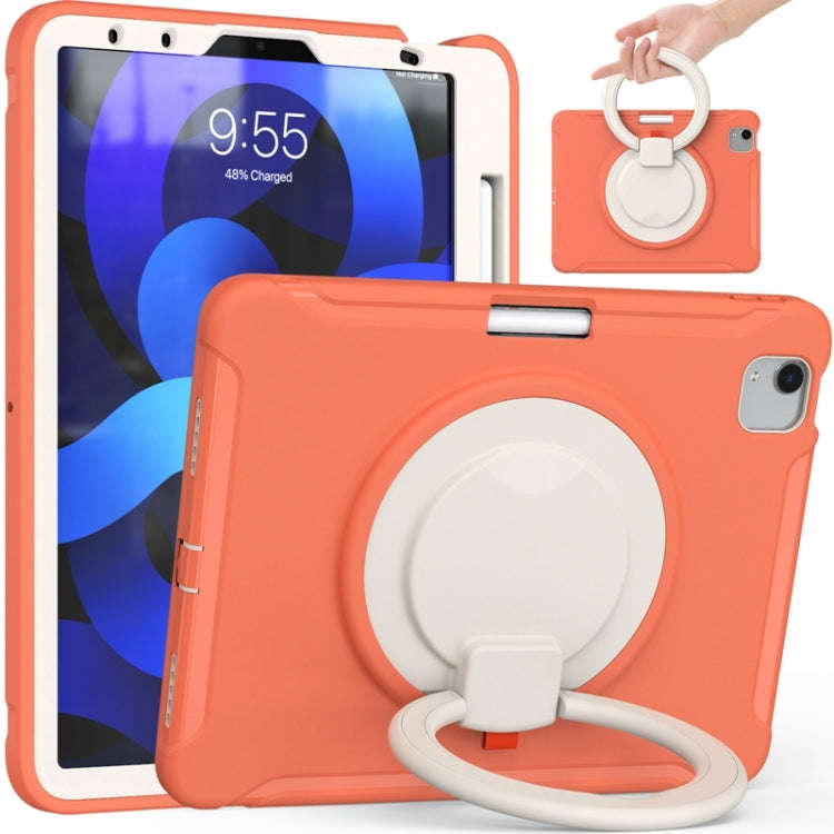 Shocproof Silicone + PC Protective Case with 360 Degree Rotation Foldable Handle Grip Holder & Pe...