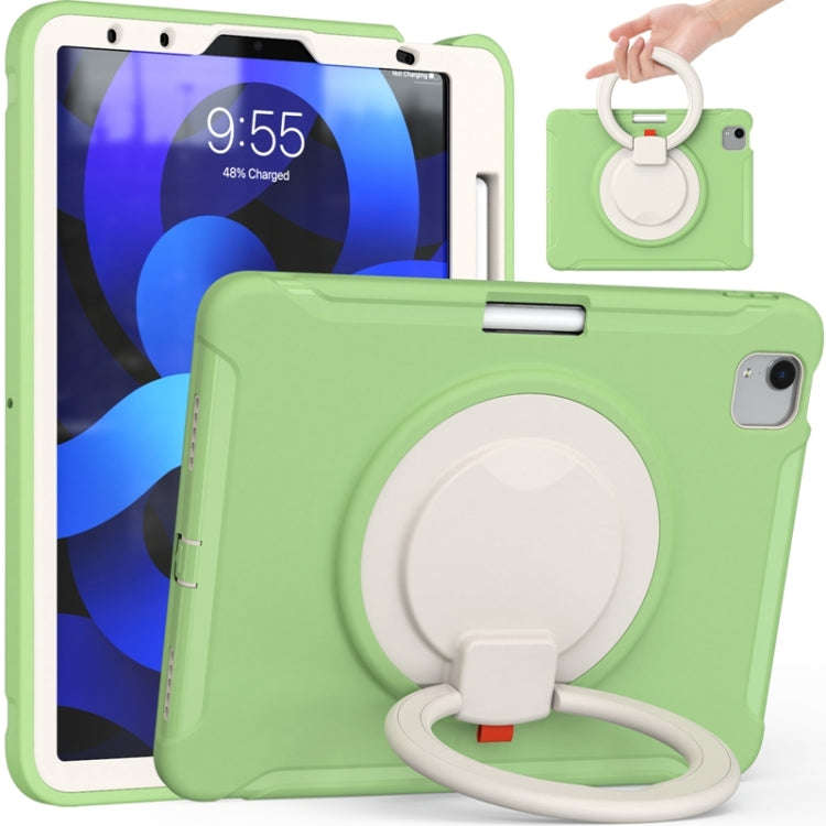 Shocproof Silicone + PC Protective Case with 360 Degree Rotation Foldable Handle Grip Holder & Pe...