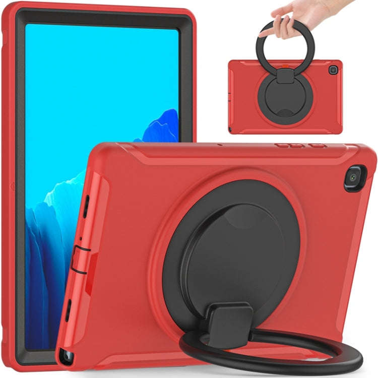 Shocproof Silicone + PC Protective Case with 360 Degree Rotation Foldable Handle Grip Holder & Pe...
