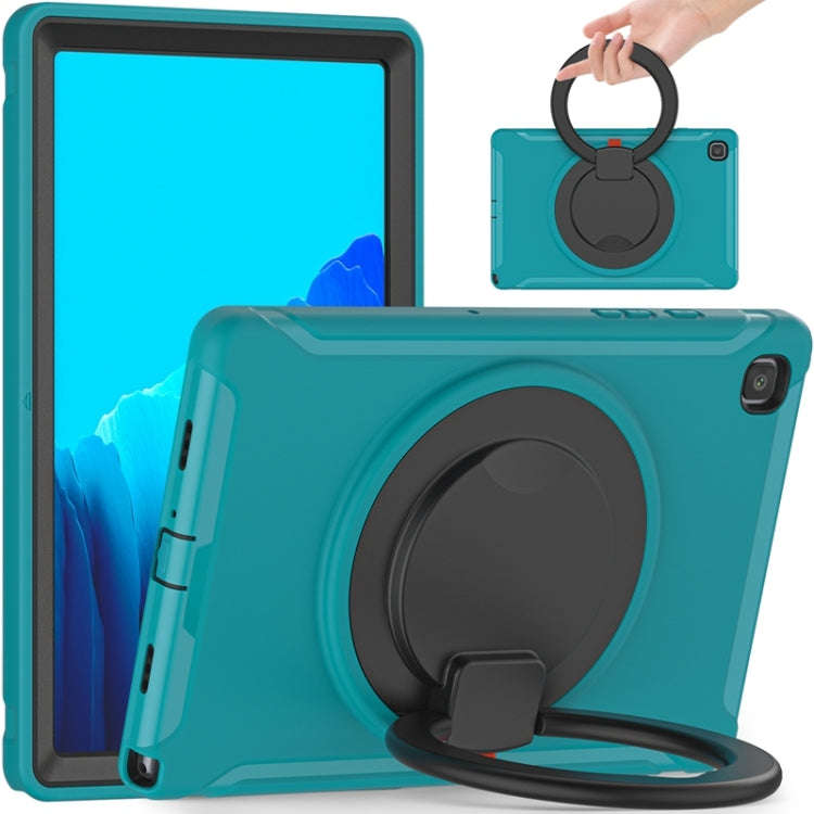 Shocproof Silicone + PC Protective Case with 360 Degree Rotation Foldable Handle Grip Holder & Pe...