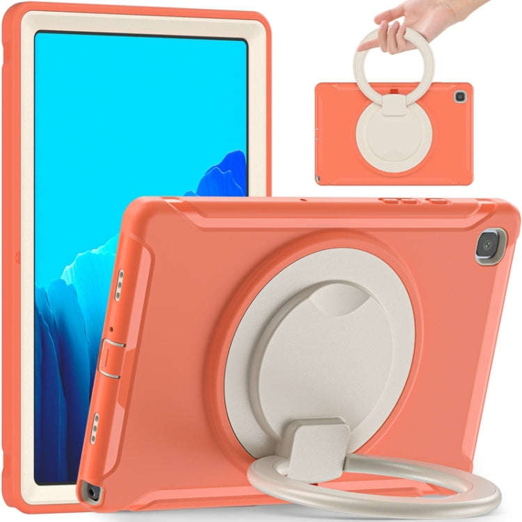 Shocproof Silicone + PC Protective Case with 360 Degree Rotation Foldable Handle Grip Holder & Pe...