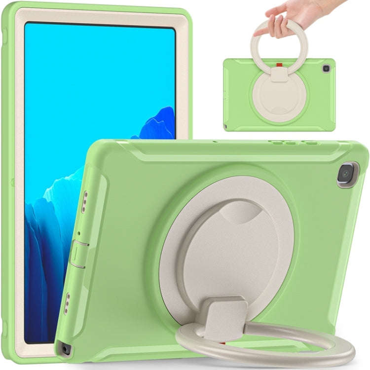 Shocproof Silicone + PC Protective Case with 360 Degree Rotation Foldable Handle Grip Holder & Pe...