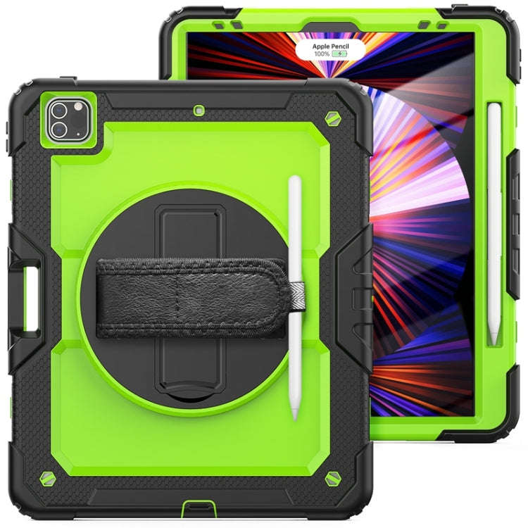 Shockproof Colorful Silicone + PC Protective Case with Holder & Shoulder Strap & Hand Strap & Pen...