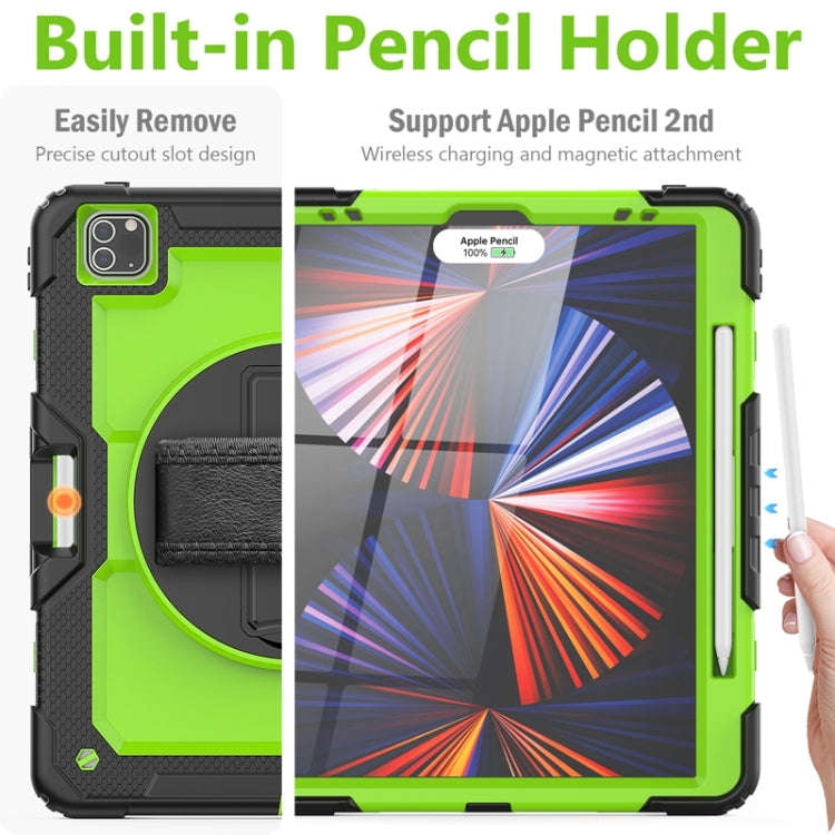 Shockproof Colorful Silicone + PC Protective Case with Holder & Shoulder Strap & Hand Strap & Pen...