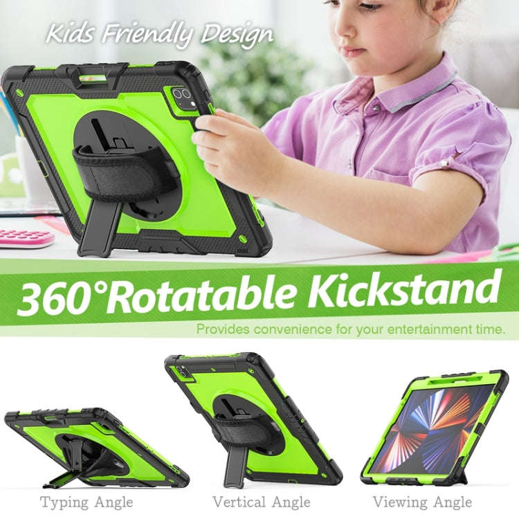Shockproof Colorful Silicone + PC Protective Case with Holder & Shoulder Strap & Hand Strap & Pen...