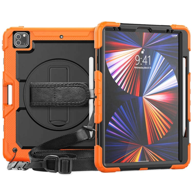 Shockproof Colorful Silicone + PC Protective Case with Holder & Shoulder Strap & Hand Strap & Pen...