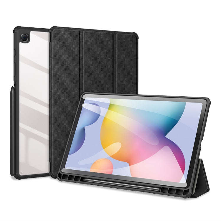 DUX DUCIS TOBY Series Antiskid PU Leather + PC + TPU Horizontal Flip Case with Holder & Pen Slot ...