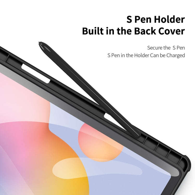 DUX DUCIS TOBY Series Antiskid PU Leather + PC + TPU Horizontal Flip Case with Holder & Pen Slot ...