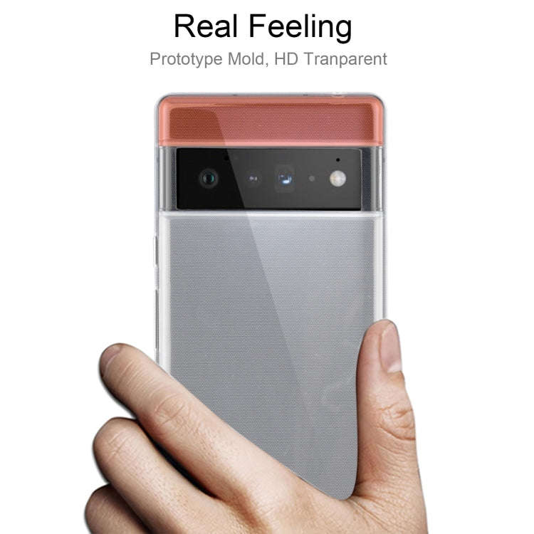 0.75mm Ultra-thin Transparent TPU Soft Protective Case, For Google Pixel 6 Pro, For OPPO Realme  ...