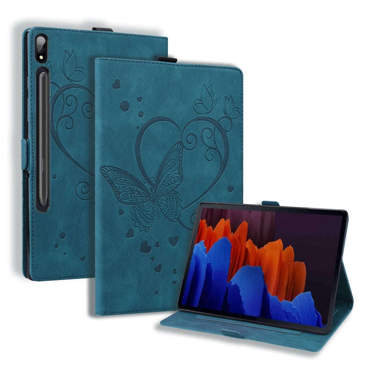 Love Butterfly Pattern Horizontal Flip Leather Case with Holder, For Samsung Galaxy Tab A7 Lite T...