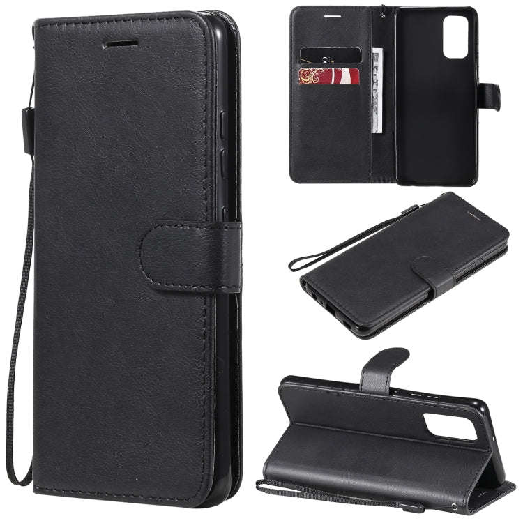 Solid Color Horizontal Flip Protective Leather Case with Holder & Card Slots & Wallet & Photo Fra...