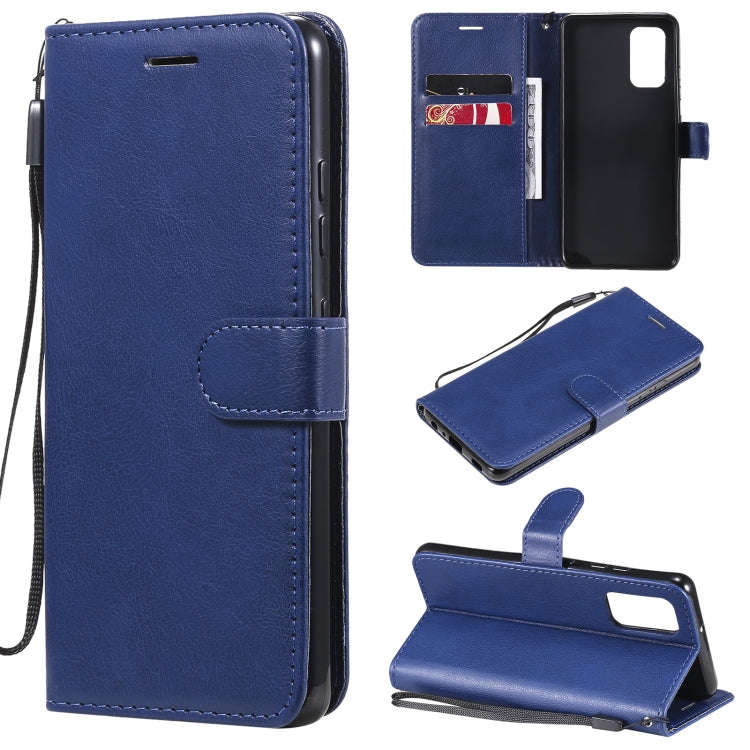 Solid Color Horizontal Flip Protective Leather Case with Holder & Card Slots & Wallet & Photo Fra...