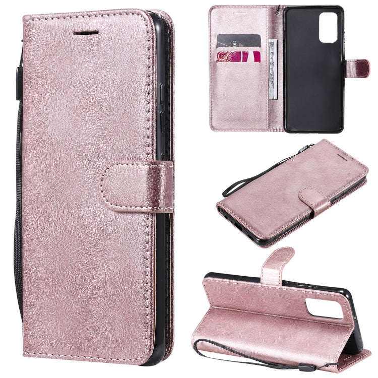 Solid Color Horizontal Flip Protective Leather Case with Holder & Card Slots & Wallet & Photo Fra...