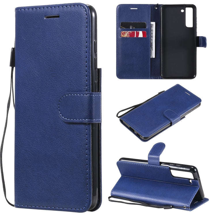 Solid Color Horizontal Flip Protective Leather Case with Holder & Card Slots & Wallet & Photo Fra...