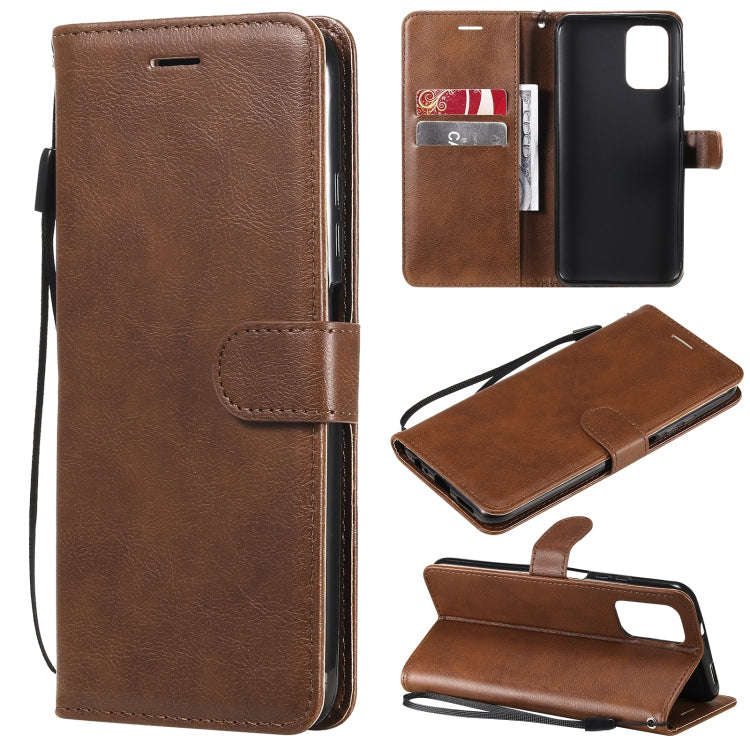 Solid Color Horizontal Flip Protective Leather Case with Holder & Card Slots & Wallet & Photo Fra...