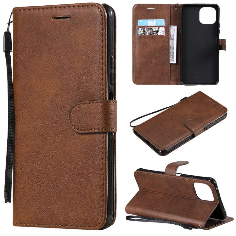 Solid Color Horizontal Flip Protective Leather Case with Holder & Card Slots & Wallet & Photo Fra...