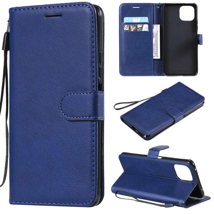 Solid Color Horizontal Flip Protective Leather Case with Holder & Card Slots & Wallet & Photo Fra...