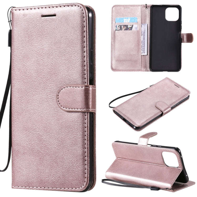Solid Color Horizontal Flip Protective Leather Case with Holder & Card Slots & Wallet & Photo Fra...