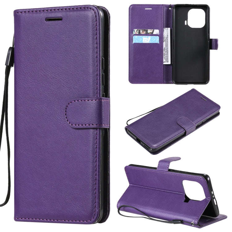 Solid Color Horizontal Flip Protective Leather Case with Holder & Card Slots & Wallet & Photo Fra...