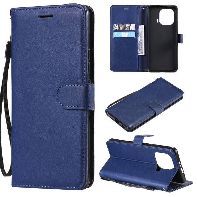 Solid Color Horizontal Flip Protective Leather Case with Holder & Card Slots & Wallet & Photo Fra...