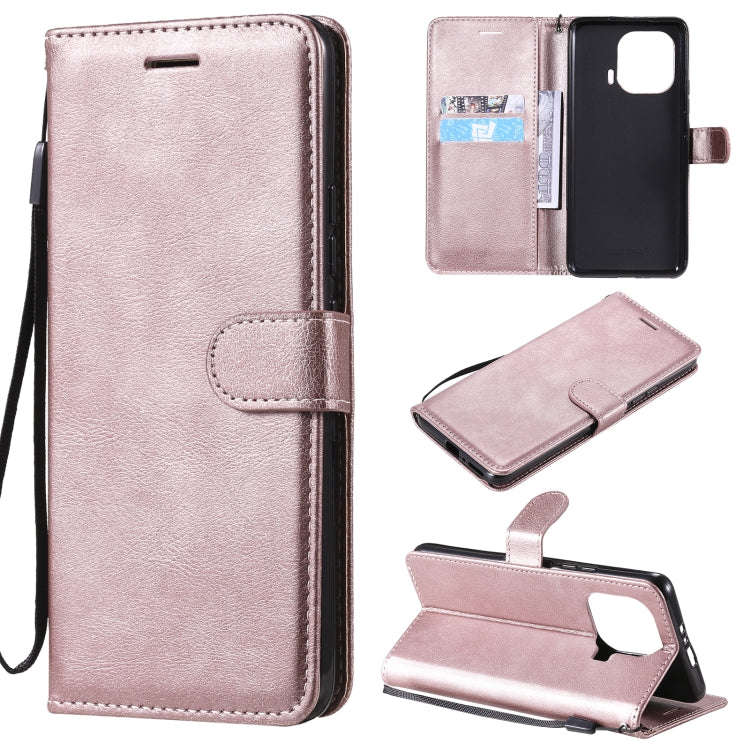 Solid Color Horizontal Flip Protective Leather Case with Holder & Card Slots & Wallet & Photo Fra...