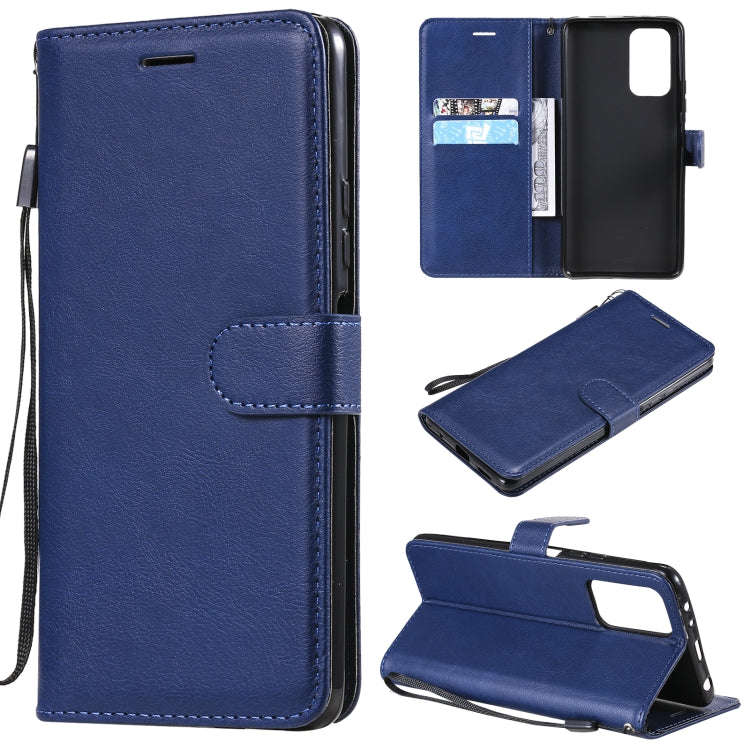 Solid Color Horizontal Flip Protective Leather Case with Holder & Card Slots & Wallet & Photo Fra...