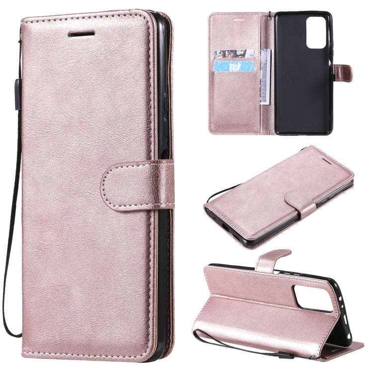 Solid Color Horizontal Flip Protective Leather Case with Holder & Card Slots & Wallet & Photo Fra...