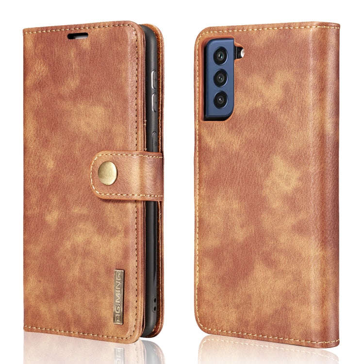 DG.MING Crazy Horse Texture Flip Detachable Magnetic Leather Case with Holder & Card Slots & Wall...