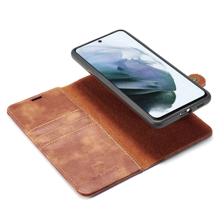 DG.MING Crazy Horse Texture Flip Detachable Magnetic Leather Case with Holder & Card Slots & Wall...