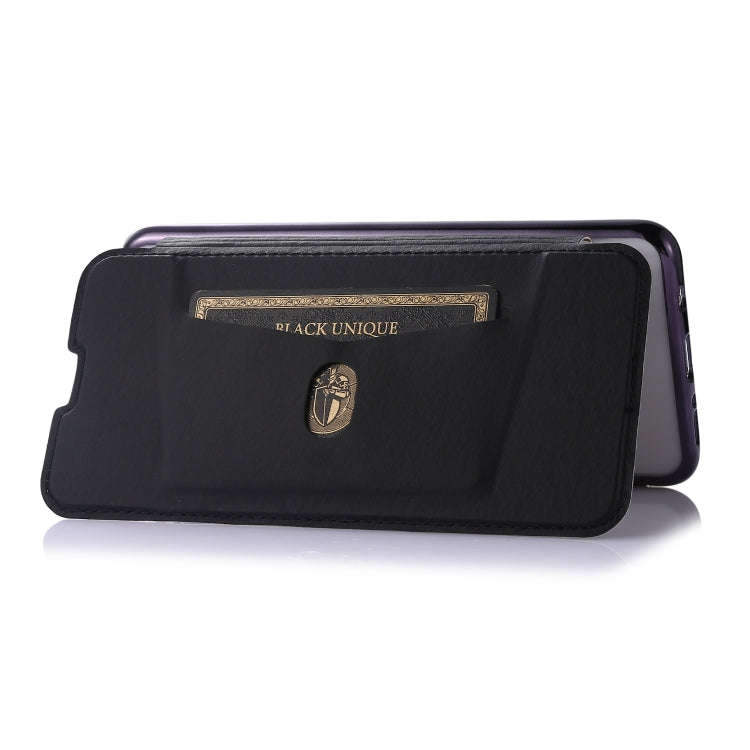 Bronzing Plating PU + TPU Horizontal Flip Leather Case with Holder & Card Slot, For Samsung Galax...