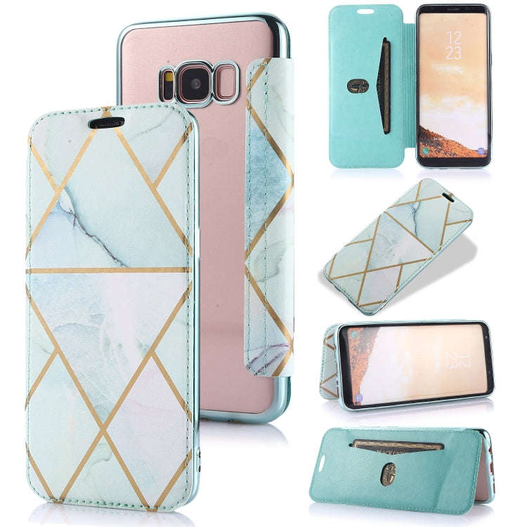 Bronzing Plating PU + TPU Horizontal Flip Leather Case with Holder & Card Slot, For Samsung Galax...