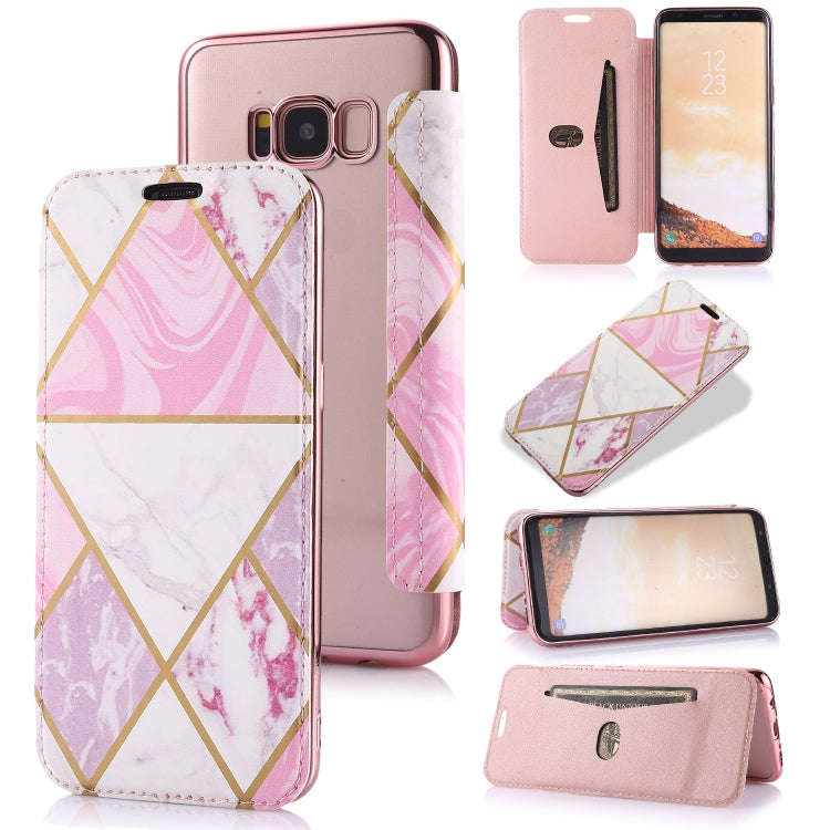 Bronzing Plating PU + TPU Horizontal Flip Leather Case with Holder & Card Slot, For Samsung Galax...
