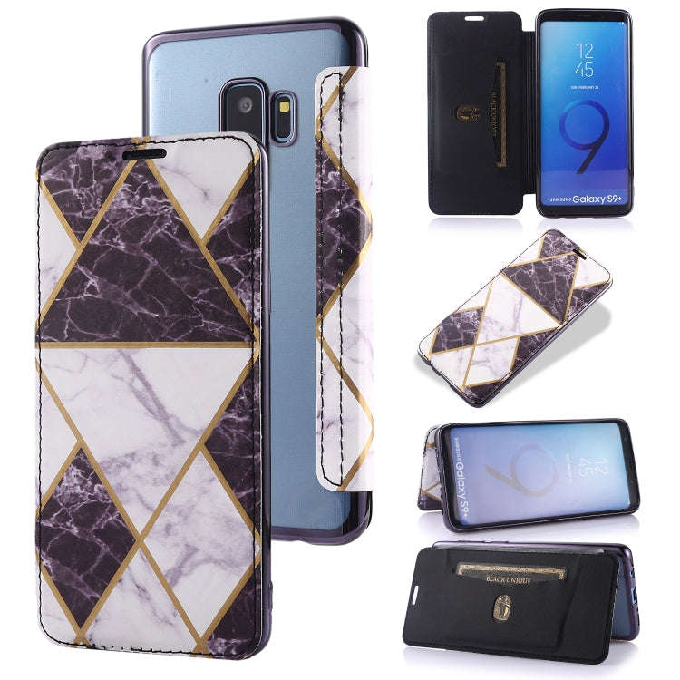 Bronzing Plating PU + TPU Horizontal Flip Leather Case with Holder & Card Slot, For Samsung Galax...