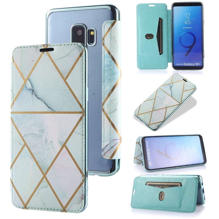 Bronzing Plating PU + TPU Horizontal Flip Leather Case with Holder & Card Slot, For Samsung Galax...