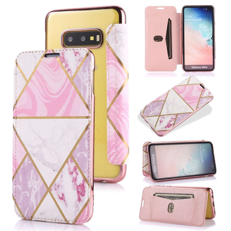 Bronzing Plating PU + TPU Horizontal Flip Leather Case with Holder & Card Slot, For Samsung Galax...