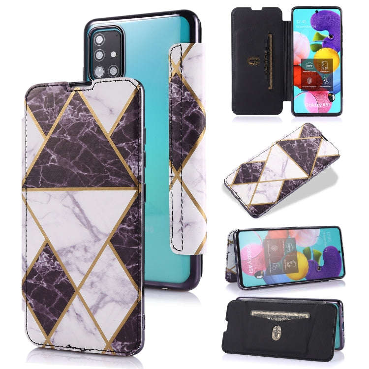 Bronzing Plating PU + TPU Horizontal Flip Leather Case with Holder & Card Slot, For Samsung Galax...
