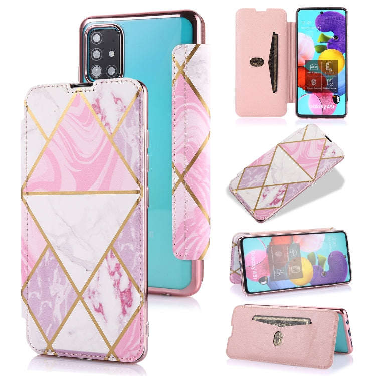 Bronzing Plating PU + TPU Horizontal Flip Leather Case with Holder & Card Slot, For Samsung Galax...