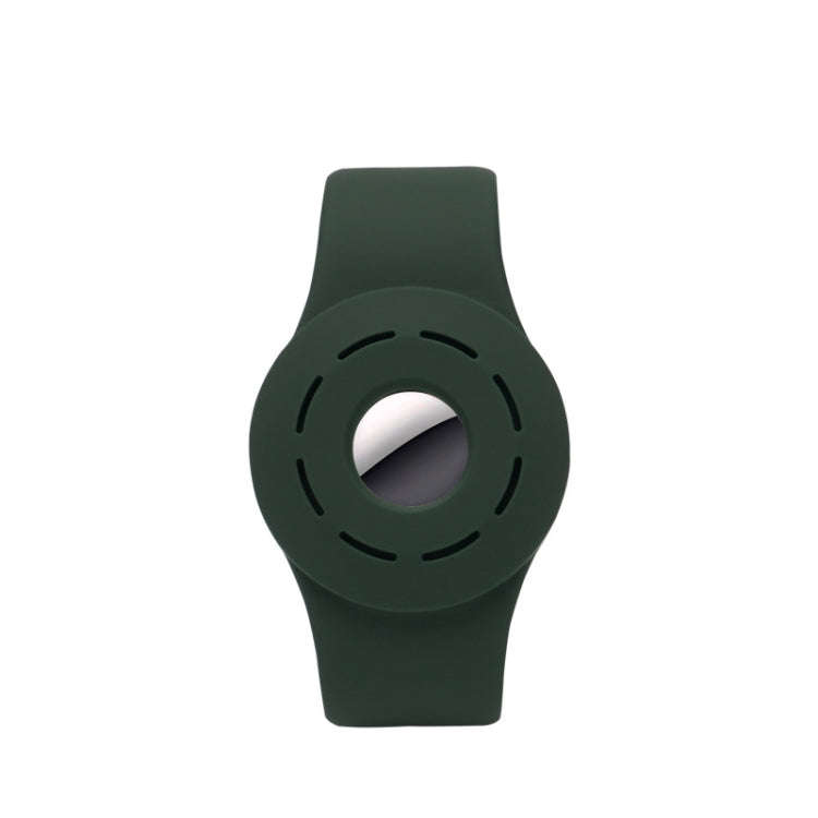 Anti-scratch Shockproof Silicone Bracelet Strap Protective Cover Case, For AirTag